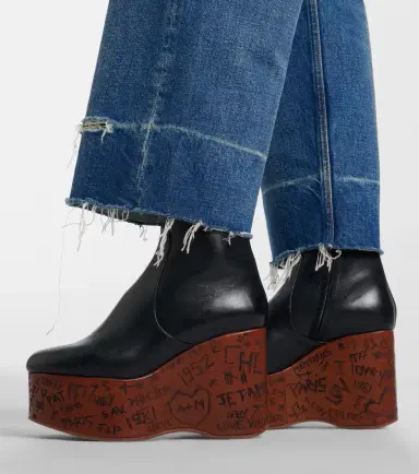 Chloe Chloé Maxime leather wedge ankle boots | Thumbnail 6 Chloe Chloé Maxime leather wedge ankle boots | Thumbnail 6