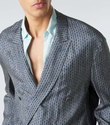 Giorgio Armani Printed double-breasted blazer | Thumbnail 6 Giorgio Armani Printed double-breasted blazer | Thumbnail 6