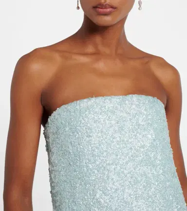 LA FUORI Là Fuori Embellished silk bustier dress | Thumbnail 4 LA FUORI Là Fuori Embellished silk bustier dress | Thumbnail 4