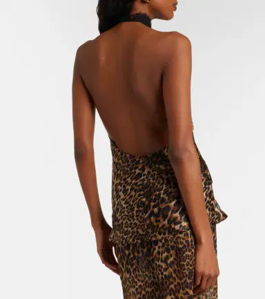 Nili Lotan Teo leopard-print silk satin top | Thumbnail 3 Nili Lotan Teo leopard-print silk satin top | Thumbnail 3
