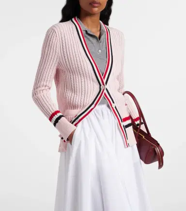 Thom Browne Cable-knit cotton cardigan | Thumbnail 3 Thom Browne Cable-knit cotton cardigan | Thumbnail 3