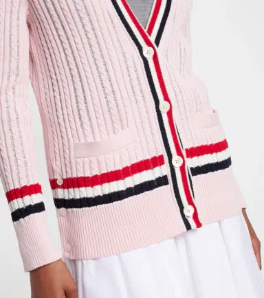 Thom Browne Cable-knit cotton cardigan | Thumbnail 4 Thom Browne Cable-knit cotton cardigan | Thumbnail 4