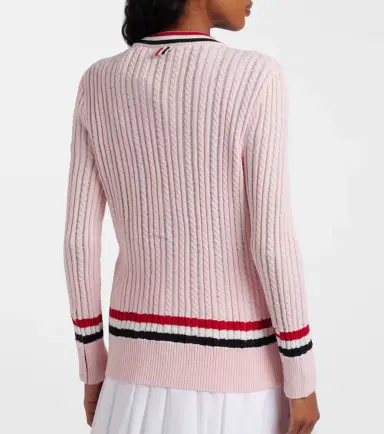 Thom Browne Cable-knit cotton cardigan | Thumbnail 6 Thom Browne Cable-knit cotton cardigan | Thumbnail 6