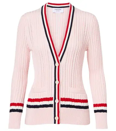 Thom Browne Cable-knit cotton cardigan | Thumbnail 1 Thom Browne Cable-knit cotton cardigan | Thumbnail 1