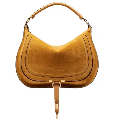 Chloé Chloé Marcie Medium suede shoulder bag | Thumbnail 1 Chloé Chloé Marcie Medium suede shoulder bag | Thumbnail 1