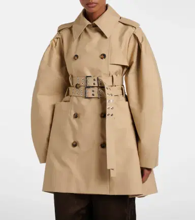 Ganni Cotton trench coat | Thumbnail 2 Ganni Cotton trench coat | Thumbnail 2