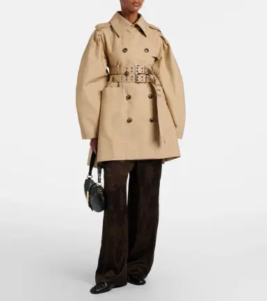 Ganni Cotton trench coat | Thumbnail 5 Ganni Cotton trench coat | Thumbnail 5