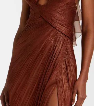 Maria Lucia Hohan Milagros halterneck silk muslin gown | Thumbnail 4 Maria Lucia Hohan Milagros halterneck silk muslin gown | Thumbnail 4