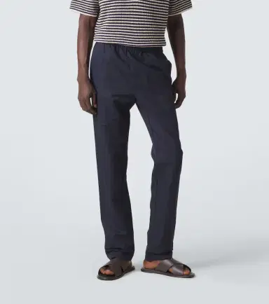 Sunspel Cotton straight pants | Thumbnail 4 Sunspel Cotton straight pants | Thumbnail 4