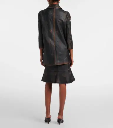 Shushu/Tong eather midi skirt | Thumbnail 4 Shushu/Tong eather midi skirt | Thumbnail 4