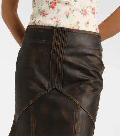 Shushu/Tong eather midi skirt | Thumbnail 5 Shushu/Tong eather midi skirt | Thumbnail 5