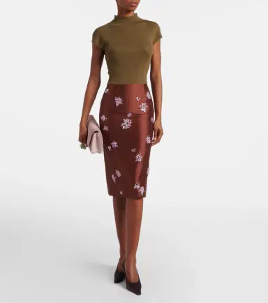 SHUSHU/TONG Embellished slip skirt | Thumbnail 3 SHUSHU/TONG Embellished slip skirt | Thumbnail 3