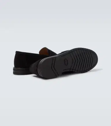Thom Sweeney Suede penny loafers | Thumbnail 3 Thom Sweeney Suede penny loafers | Thumbnail 3