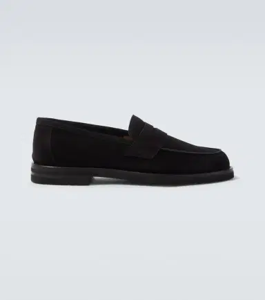 Thom Sweeney Suede penny loafers | Thumbnail 4 Thom Sweeney Suede penny loafers | Thumbnail 4