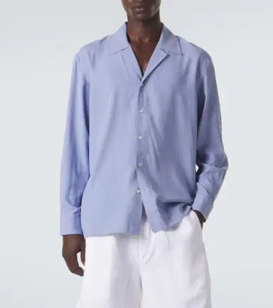 Saman Amel Camp silk shirt | Thumbnail 2 Saman Amel Camp silk shirt | Thumbnail 2