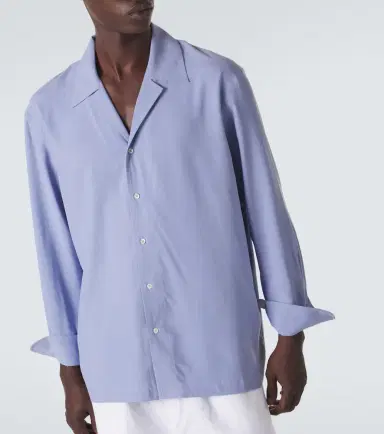 Saman Amel Camp silk shirt | Thumbnail 4 Saman Amel Camp silk shirt | Thumbnail 4
