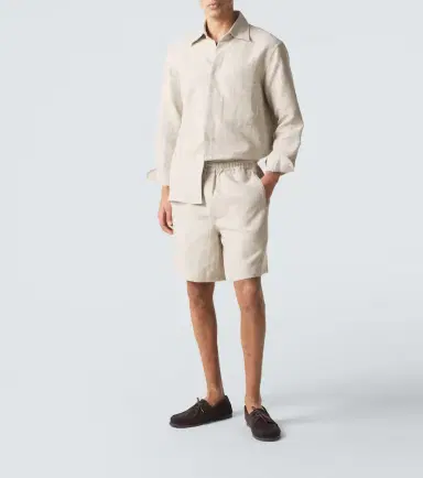 Saman Amel Linen shorts | Thumbnail 2 Saman Amel Linen shorts | Thumbnail 2