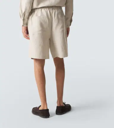 Saman Amel Linen shorts | Thumbnail 3 Saman Amel Linen shorts | Thumbnail 3