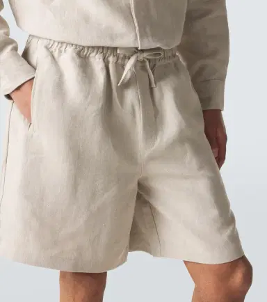 Saman Amel Linen shorts | Thumbnail 4 Saman Amel Linen shorts | Thumbnail 4