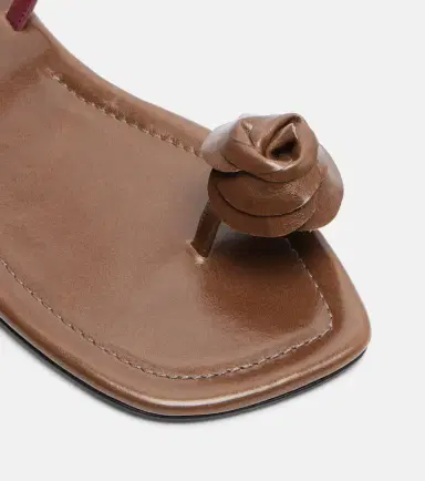 Magda Butrym Floral-appliqué leather sandals | Thumbnail 3 Magda Butrym Floral-appliqué leather sandals | Thumbnail 3