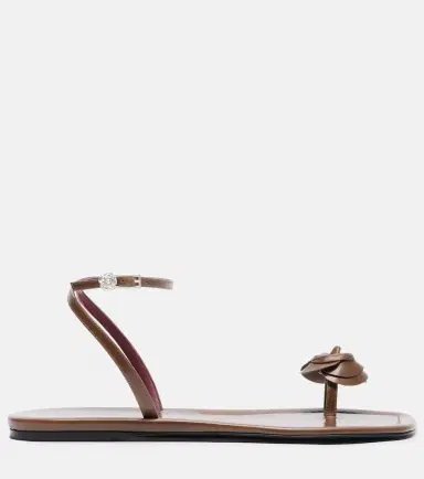 Magda Butrym Floral-appliqué leather sandals | Thumbnail 4 Magda Butrym Floral-appliqué leather sandals | Thumbnail 4
