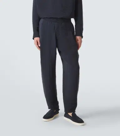 Giorgio Armani Seersucker straight pants | Thumbnail 5 Giorgio Armani Seersucker straight pants | Thumbnail 5