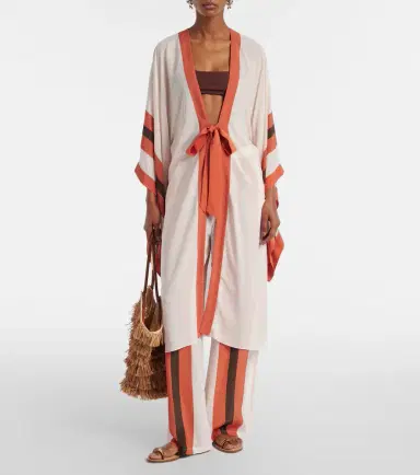 Adriana Degreas Striped kaftan | Thumbnail 2 Adriana Degreas Striped kaftan | Thumbnail 2