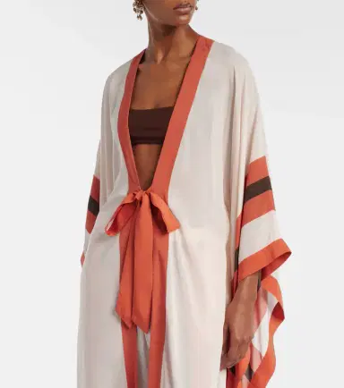 Adriana Degreas Striped kaftan | Thumbnail 4 Adriana Degreas Striped kaftan | Thumbnail 4