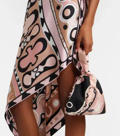 PUCCI Emilio Orchidee silk twill top-handle bag | Thumbnail 5 PUCCI Emilio Orchidee silk twill top-handle bag | Thumbnail 5