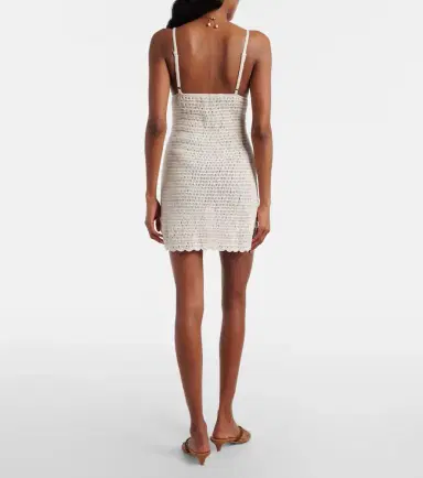 Anna Kosturova Crochet scalloped cotton minidress | Thumbnail 5 Anna Kosturova Crochet scalloped cotton minidress | Thumbnail 5