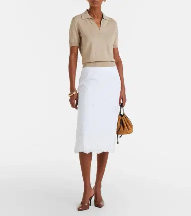Altuzarra Malik embroidered cotton midi skirt | Thumbnail 2 Altuzarra Malik embroidered cotton midi skirt | Thumbnail 2