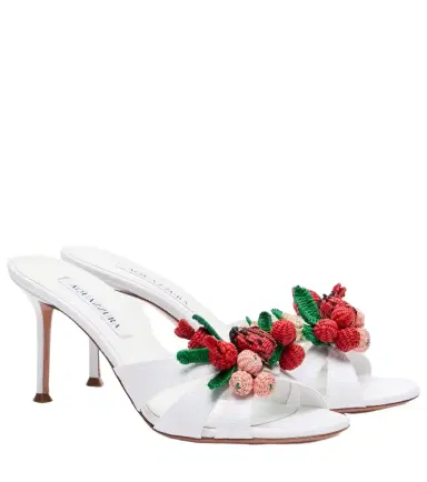 Aquazzura Botanica raffia-effect mules | Thumbnail 1 Aquazzura Botanica raffia-effect mules | Thumbnail 1