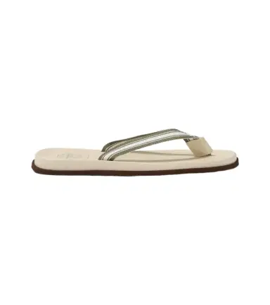 Brunello Cucinelli Leather-trimmed thong sandals | Thumbnail 1 Brunello Cucinelli Leather-trimmed thong sandals | Thumbnail 1