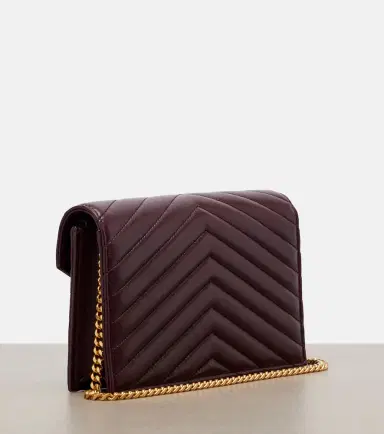 Saint Laurent Cassandre Envelope leather wallet on chain | Thumbnail 3 Saint Laurent Cassandre Envelope leather wallet on chain | Thumbnail 3