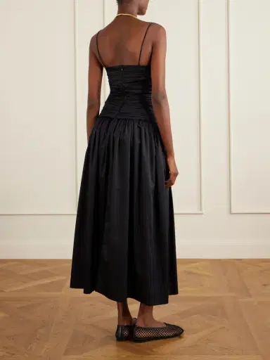 Tove Amina Gathered Organic Cotton Dress | Thumbnail 3 Tove Amina Gathered Organic Cotton Dress | Thumbnail 3