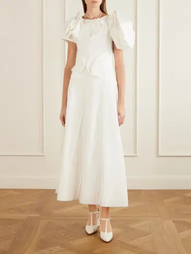 Gabriela Hearst Navi Linen Midi Dress | Thumbnail 2 Gabriela Hearst Navi Linen Midi Dress | Thumbnail 2