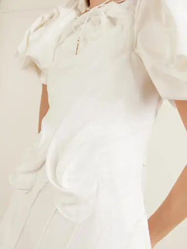 Gabriela Hearst Navi Linen Midi Dress | Thumbnail 4 Gabriela Hearst Navi Linen Midi Dress | Thumbnail 4