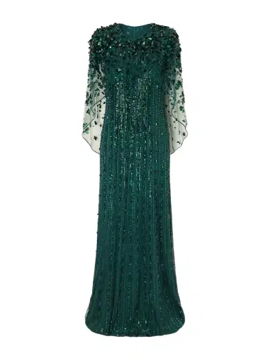 Jenny Packham Nettie Embellished Sequined Tulle Gown | Thumbnail 1 Jenny Packham Nettie Embellished Sequined Tulle Gown | Thumbnail 1