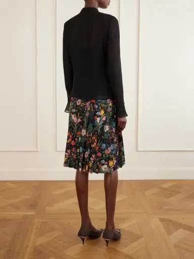 Gucci Lace-trimmed Silk-crepe Shirt | Thumbnail 4 Gucci Lace-trimmed Silk-crepe Shirt | Thumbnail 4