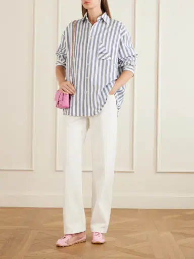 Jacquemus Les Tennis Suede And Leather Trimmed Mesh Sneakers | Thumbnail 4 Jacquemus Les Tennis Suede And Leather Trimmed Mesh Sneakers | Thumbnail 4