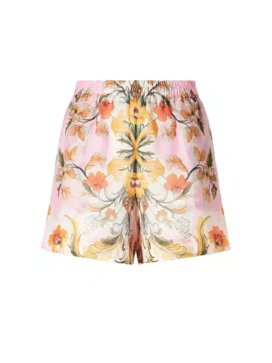 Borgo de Nor Bizzy Raimi Floral-print Ramie Shorts | Thumbnail 1 Borgo de Nor Bizzy Raimi Floral-print Ramie Shorts | Thumbnail 1