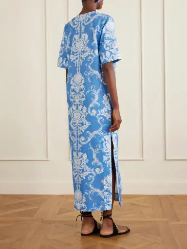 Borgo de Nor Calista Linen Printed Maxi Dress | Thumbnail 3 Borgo de Nor Calista Linen Printed Maxi Dress | Thumbnail 3