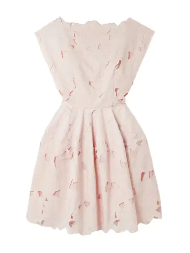 Erdem Cutout Embroidered Poplin Mini Dress | Thumbnail 1 Erdem Cutout Embroidered Poplin Mini Dress | Thumbnail 1