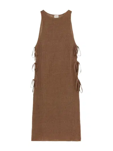 Le Kasha Jarajug Linen Midi Dress | Thumbnail 1 Le Kasha Jarajug Linen Midi Dress | Thumbnail 1