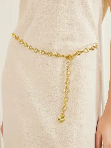 Déhanche Elysées Gold-tone Chain Belt | Thumbnail 2 Déhanche Elysées Gold-tone Chain Belt | Thumbnail 2