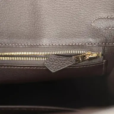 HERMÈS Hermes Birkin 25 Bai-Brun Togo Permabrass Hardware | Thumbnail 9 HERMÈS Hermes Birkin 25 Bai-Brun Togo Permabrass Hardware | Thumbnail 9