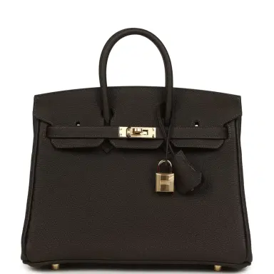 HERMÈS Hermes Birkin 25 Bai-Brun Togo Permabrass Hardware | Thumbnail 1 HERMÈS Hermes Birkin 25 Bai-Brun Togo Permabrass Hardware | Thumbnail 1