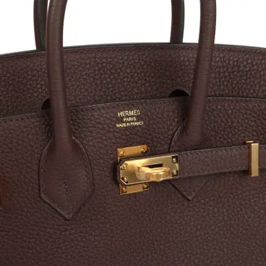 HERMÈS Hermes Birkin 25 Rouge Sellier Togo Gold Hardware | Thumbnail 7 HERMÈS Hermes Birkin 25 Rouge Sellier Togo Gold Hardware | Thumbnail 7
