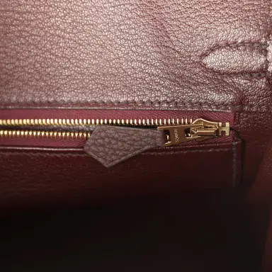 HERMÈS Hermes Birkin 25 Rouge Sellier Togo Gold Hardware | Thumbnail 9 HERMÈS Hermes Birkin 25 Rouge Sellier Togo Gold Hardware | Thumbnail 9