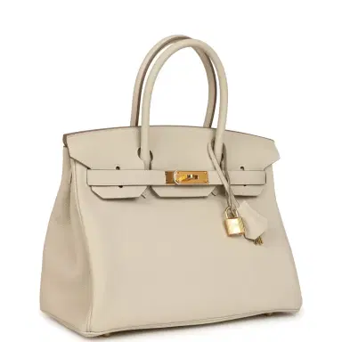 HERMÈS Hermes Birkin 30 Craie Togo Gold Hardware | Thumbnail 2 HERMÈS Hermes Birkin 30 Craie Togo Gold Hardware | Thumbnail 2